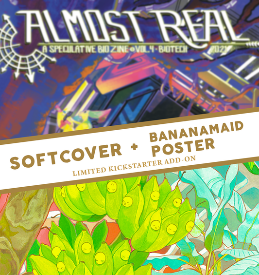Almost Real: A Speculative Biology Zine (Vol 4 · BIOTECH) Softcover/Poster Bundle